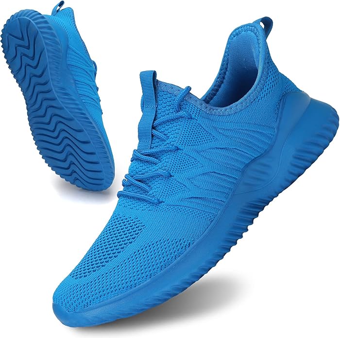 Breathable slip-on running shoes
