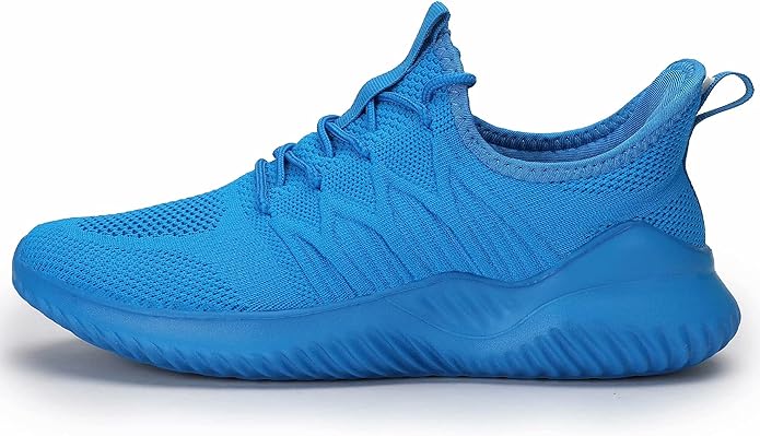 Breathable slip-on running shoes side view