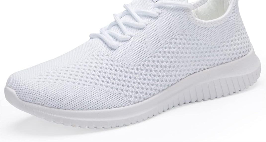 Ultra-light knit mesh running shoes, black